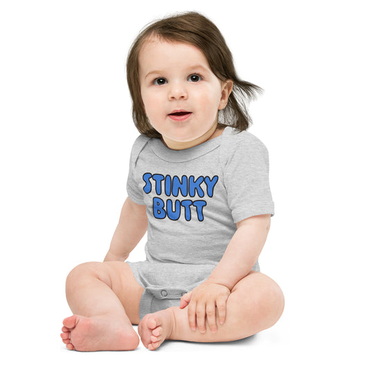 Stinky Butt - Blue • Baby Onesie
