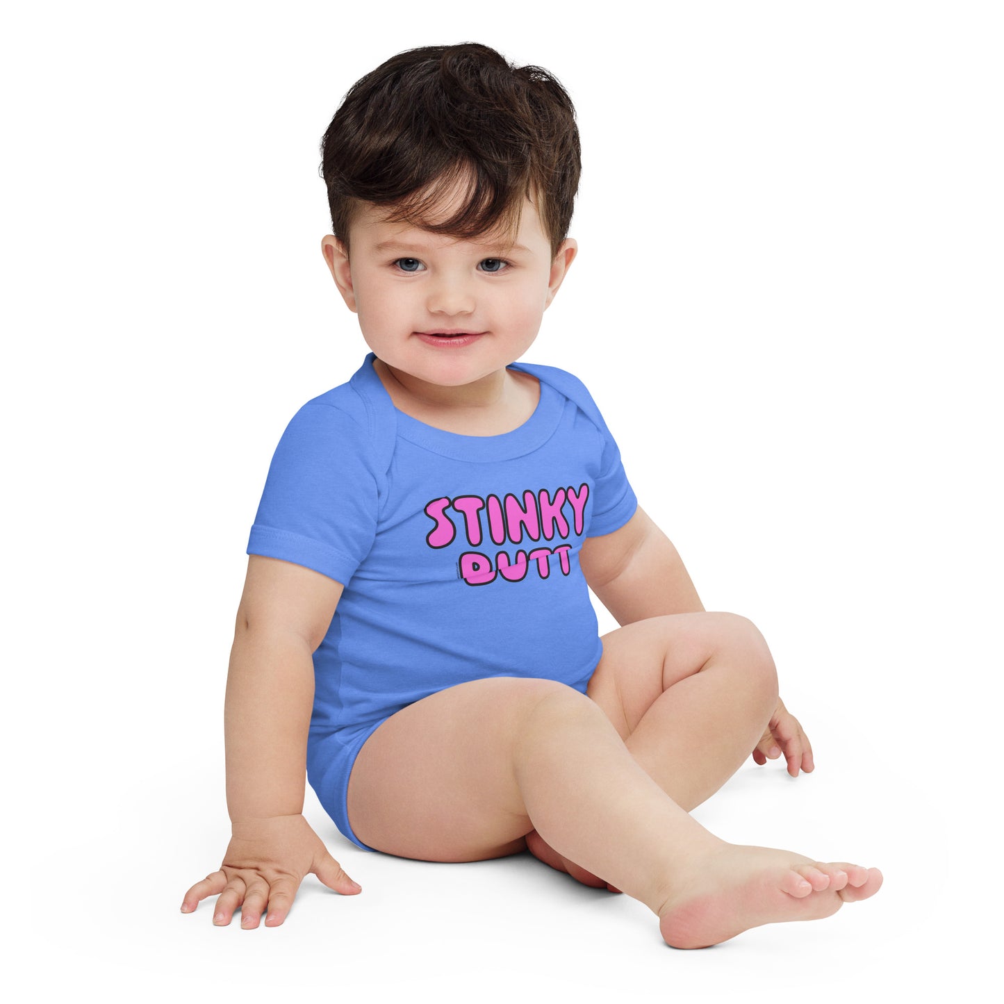 Stinky Butt - Pink • Baby Onesie