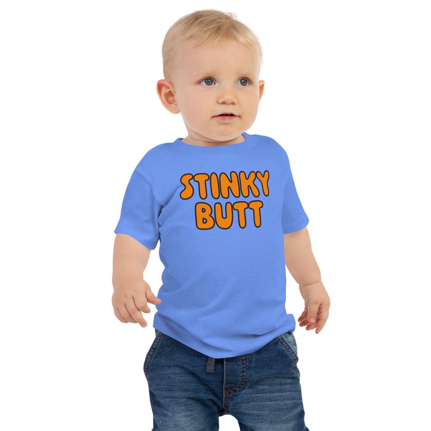 Stinky Butt - Orange • Baby T-Shirt