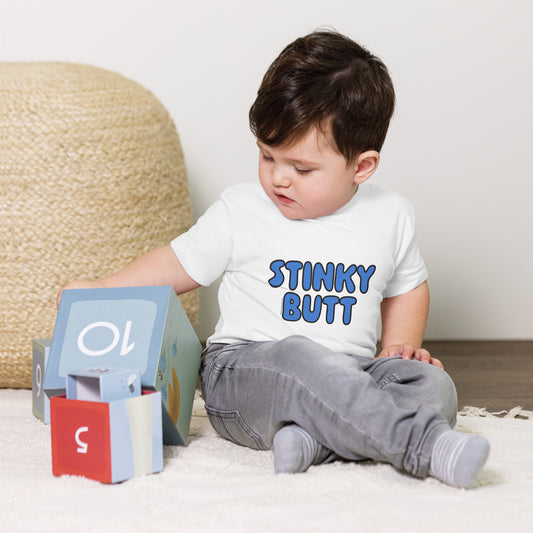 Stinky Butt - Blue • Baby T-Shirt