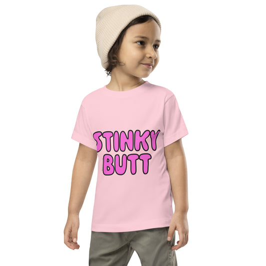 Stinky Butt - Pink • Toddler T-Shirt