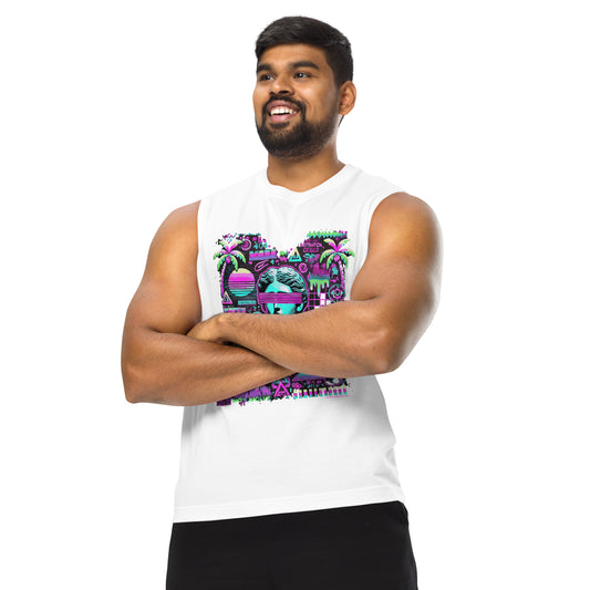 404 Error: Motivation Not Found • Men's/Unisex Muscle T-Shirt