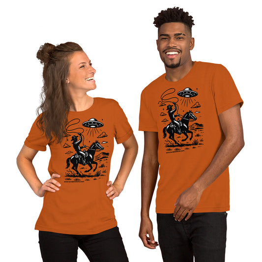 Cowboy and UFO • Men's/Unisex T-Shirt