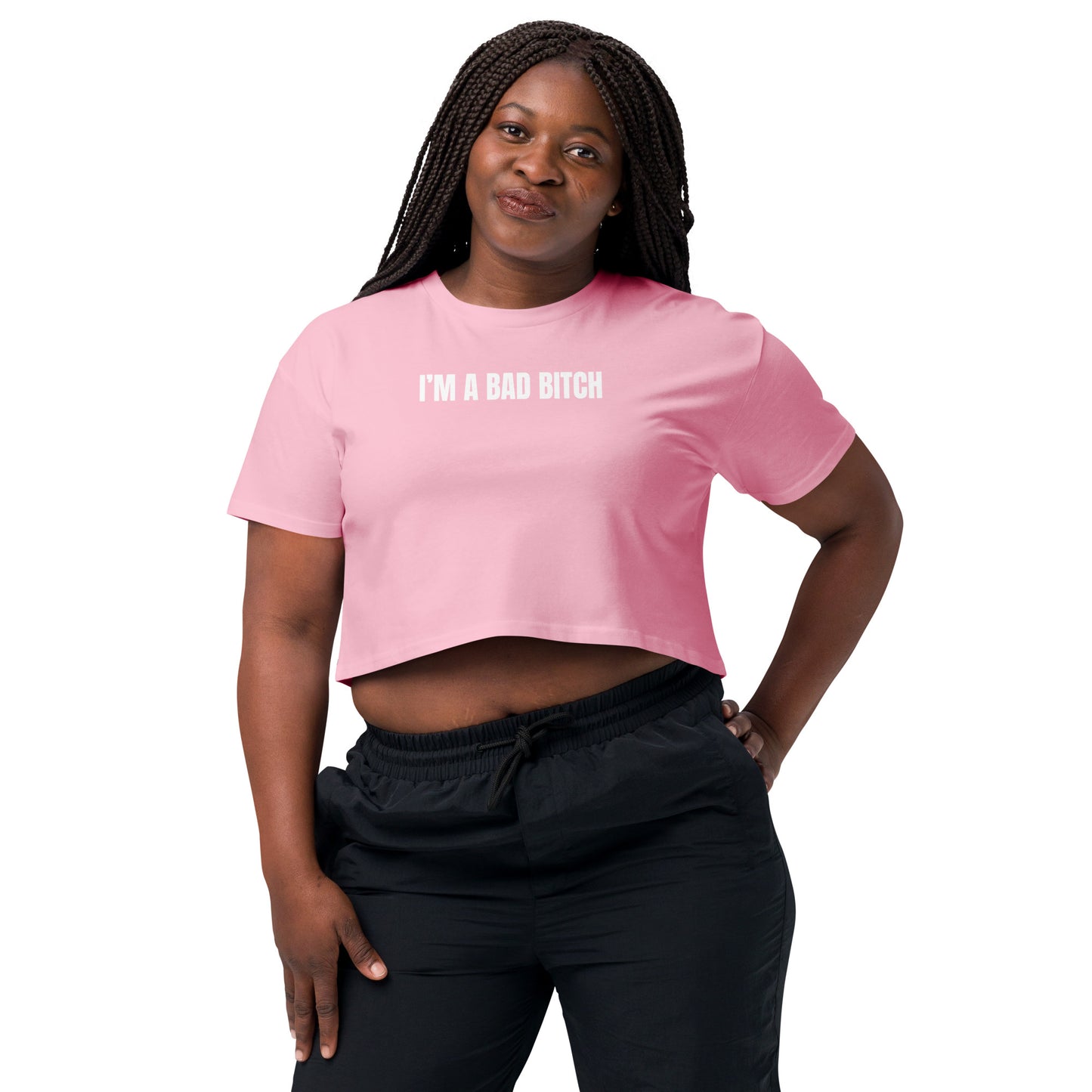 I am a Bad Bitch • Women’s Crop T-Shirt