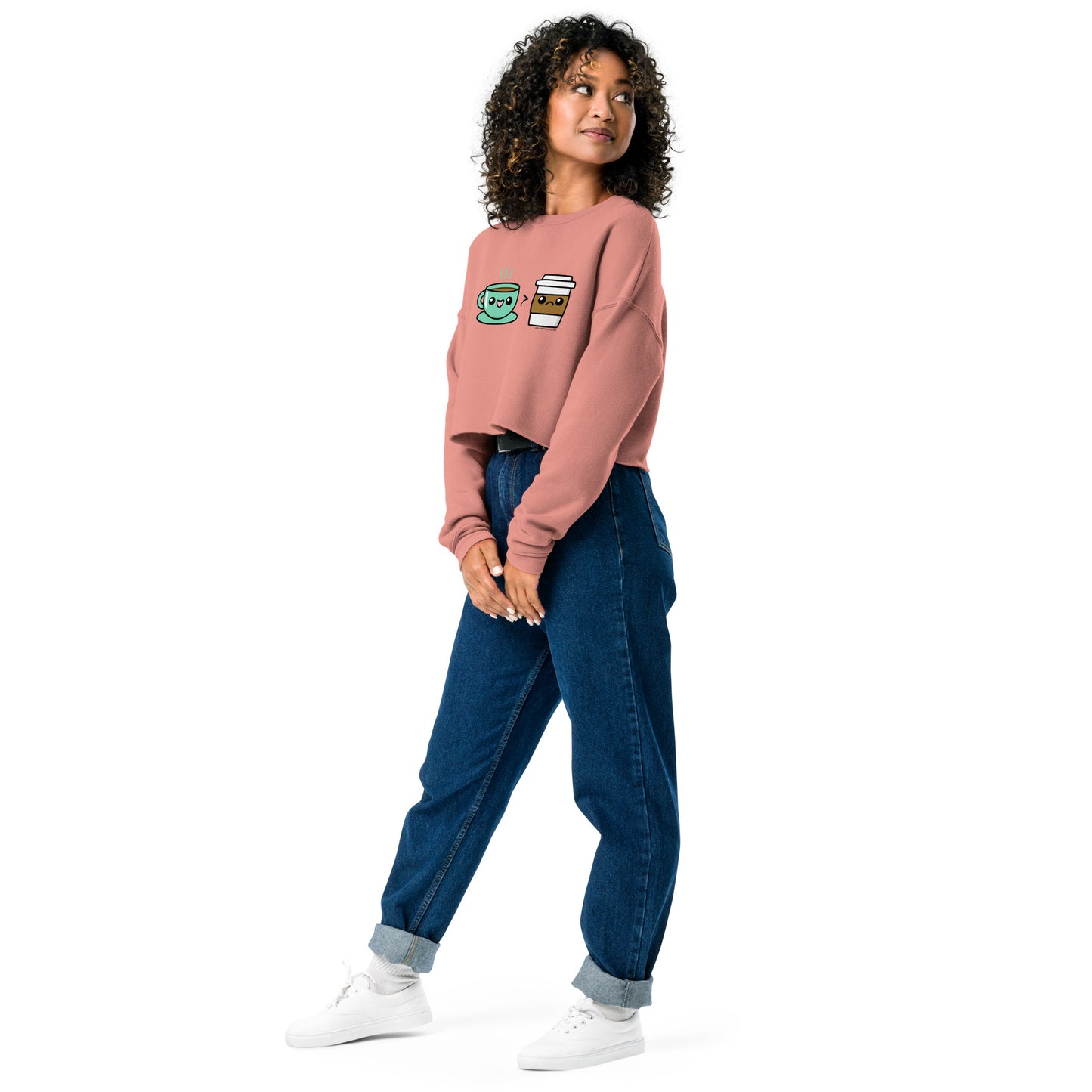 Tea is Better Than Coffee • Women’s Crop Sweatshirt