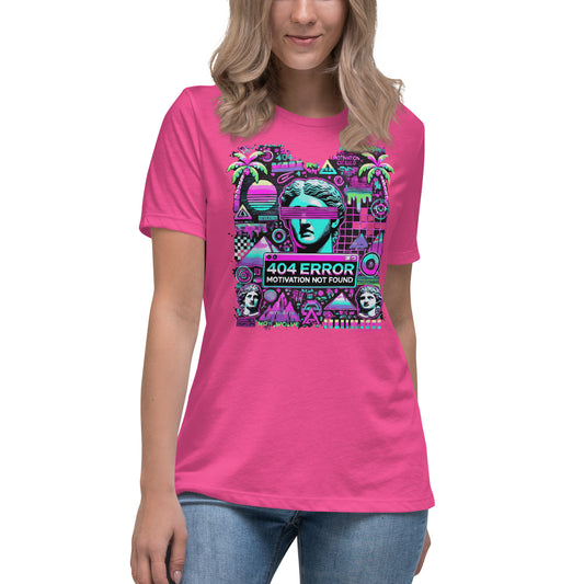 404 Error: Motivation Not Found • Women's T-Shirt