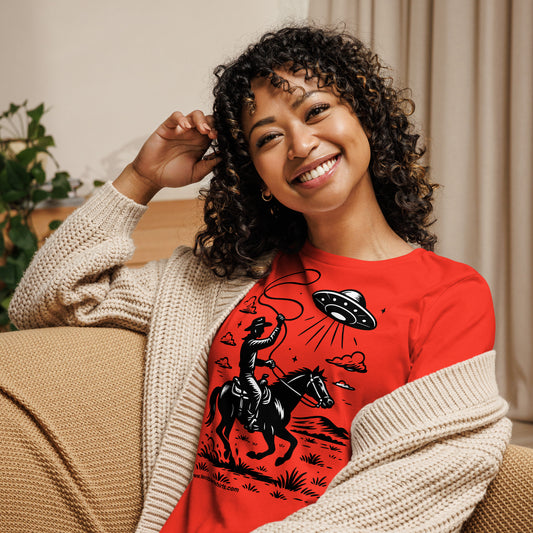 Cowboy and UFO • Women's T-Shirt